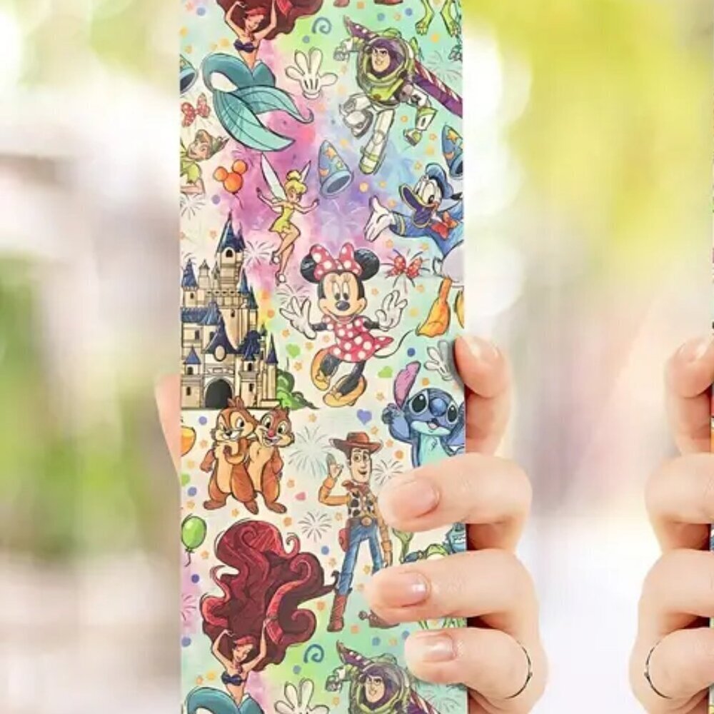 Disney Cartoon Tumbler With Lid And Straw, 20oz Stainless Steel New